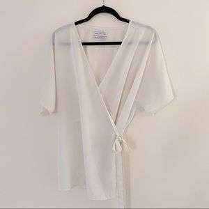 Urban Outfitters Wrap Blouse